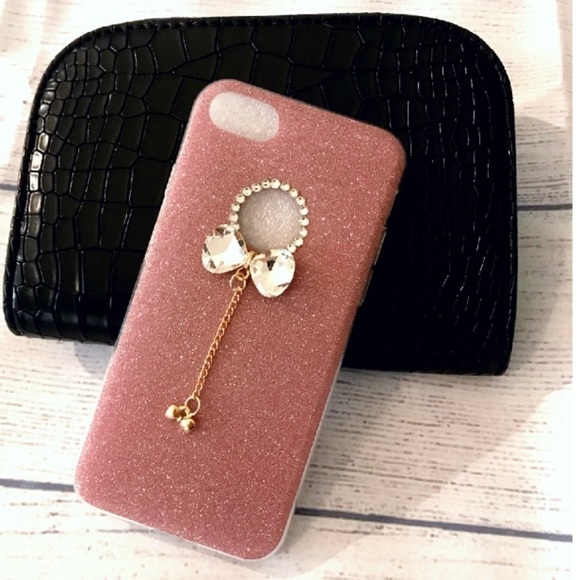 🛍SALE🛍 IPhone 7 Luxury Crystal Bow Glitter Case - Picture 2 of 7